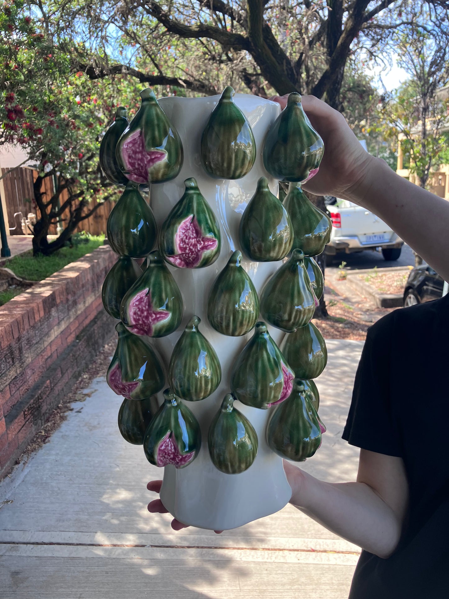 Green Fig Vase