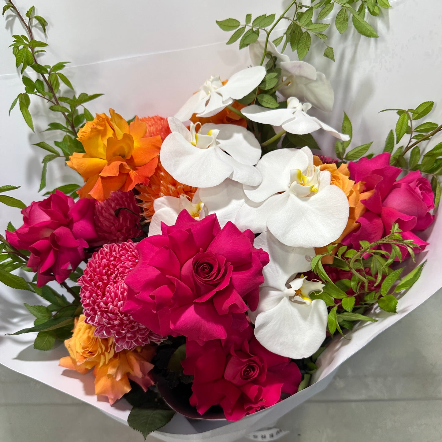 Forever Thankful - Mum & Rose Orchid Bouquet