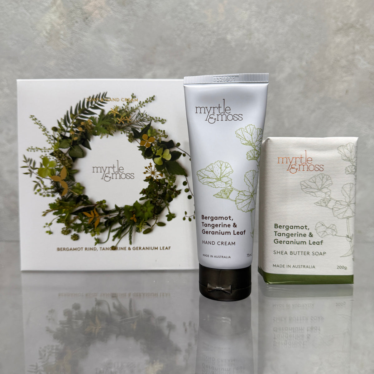 Myrtle & Moss Soap and Hand Cream Duet