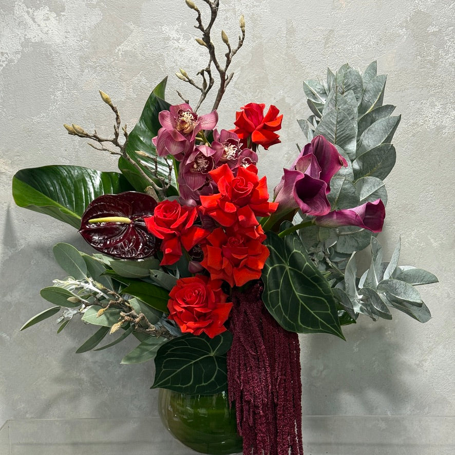 Burgundy Brilliance- Shop Luxury Flowers