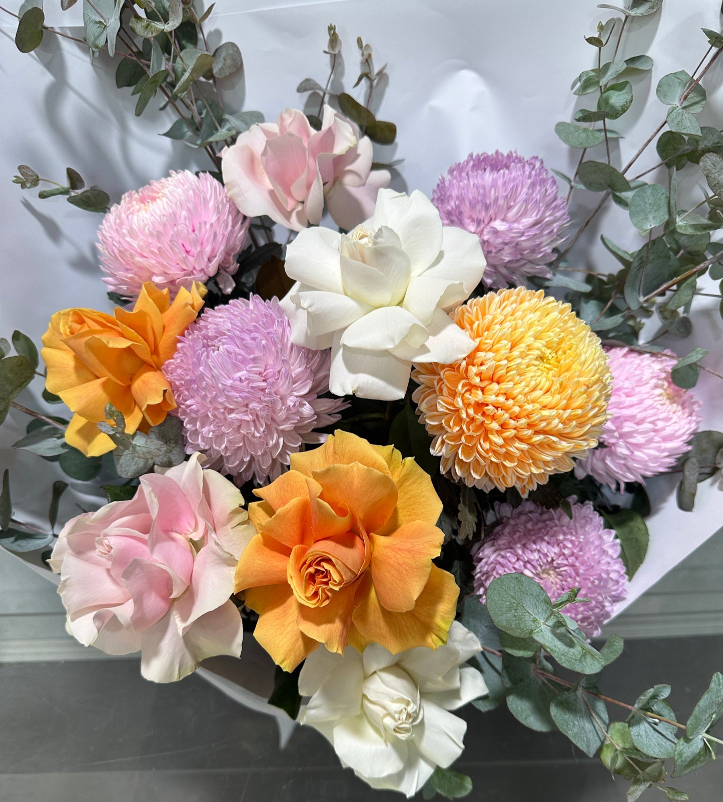 Simply the Best- Mum & Rose Bouquet