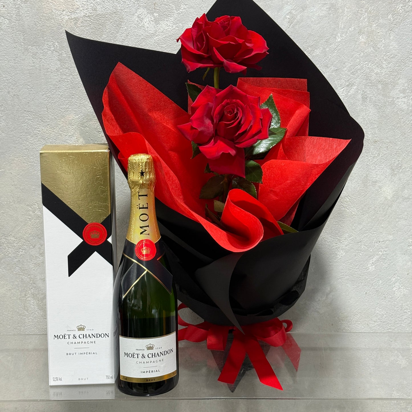 Just the Two of Us and Bottle of Moet