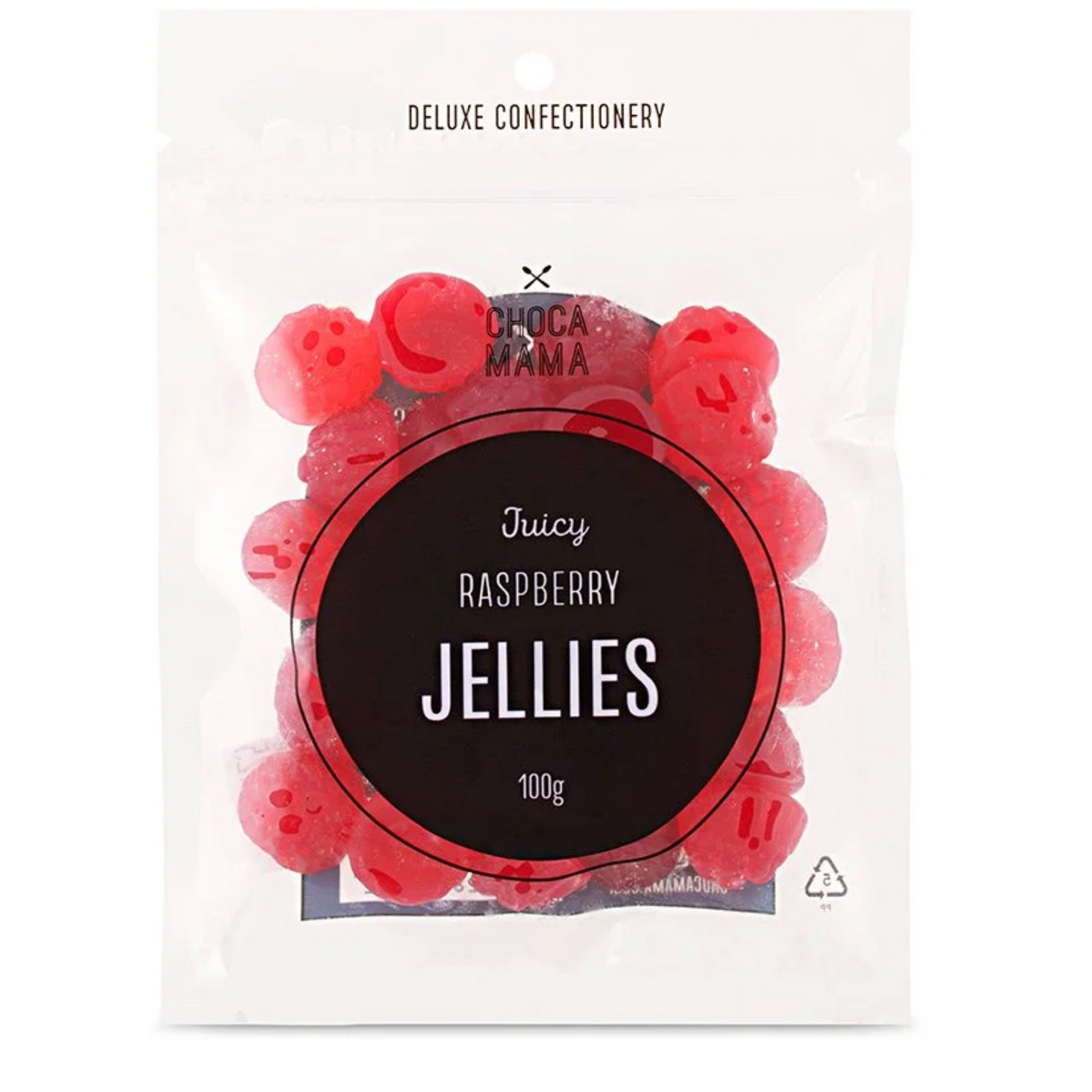 Choco Mama Raspberry Jellies 100g