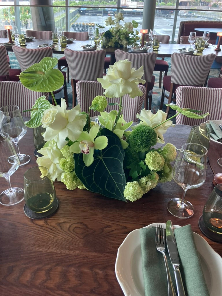 Long and Low Table Centrepiece (choose your colour)