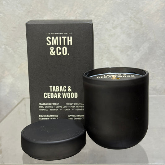 Smith & Co. Tabac and Cedar Wood Candle