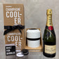 Huski Champagne Cooler and Bottle of Champagne