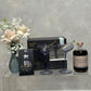 Navy Cocktail Gift Set with Flowers