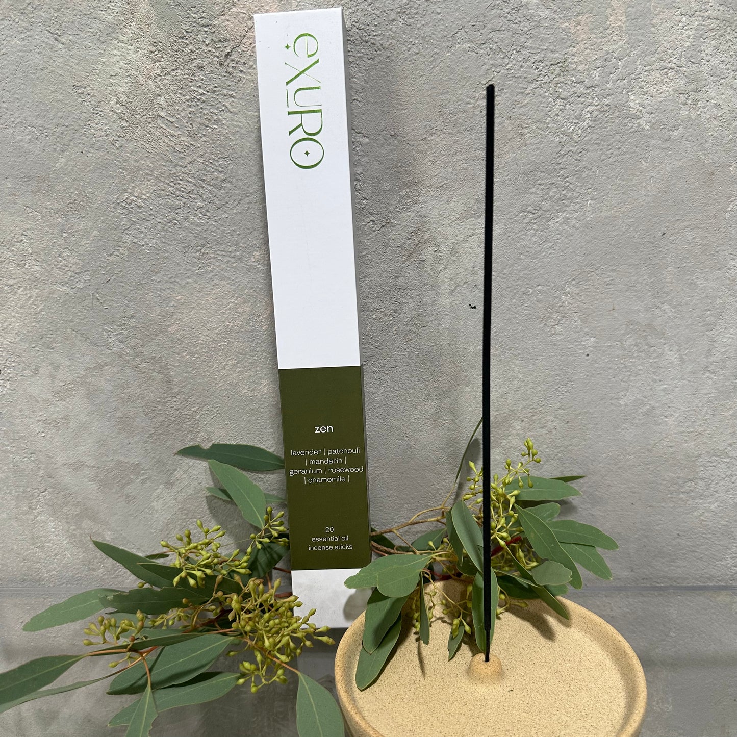 Exuro Incense Sticks and Holders