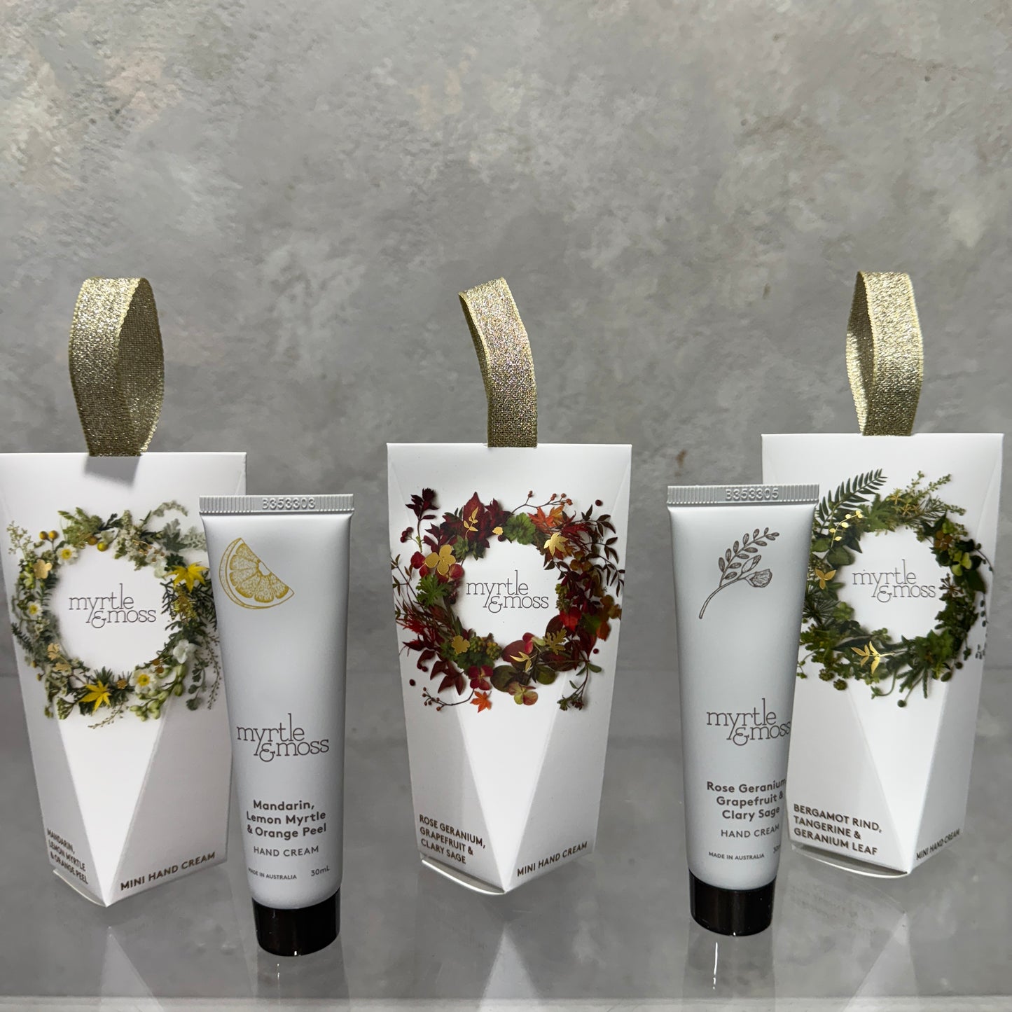 Myrtle and Moss Mini Hand Creams