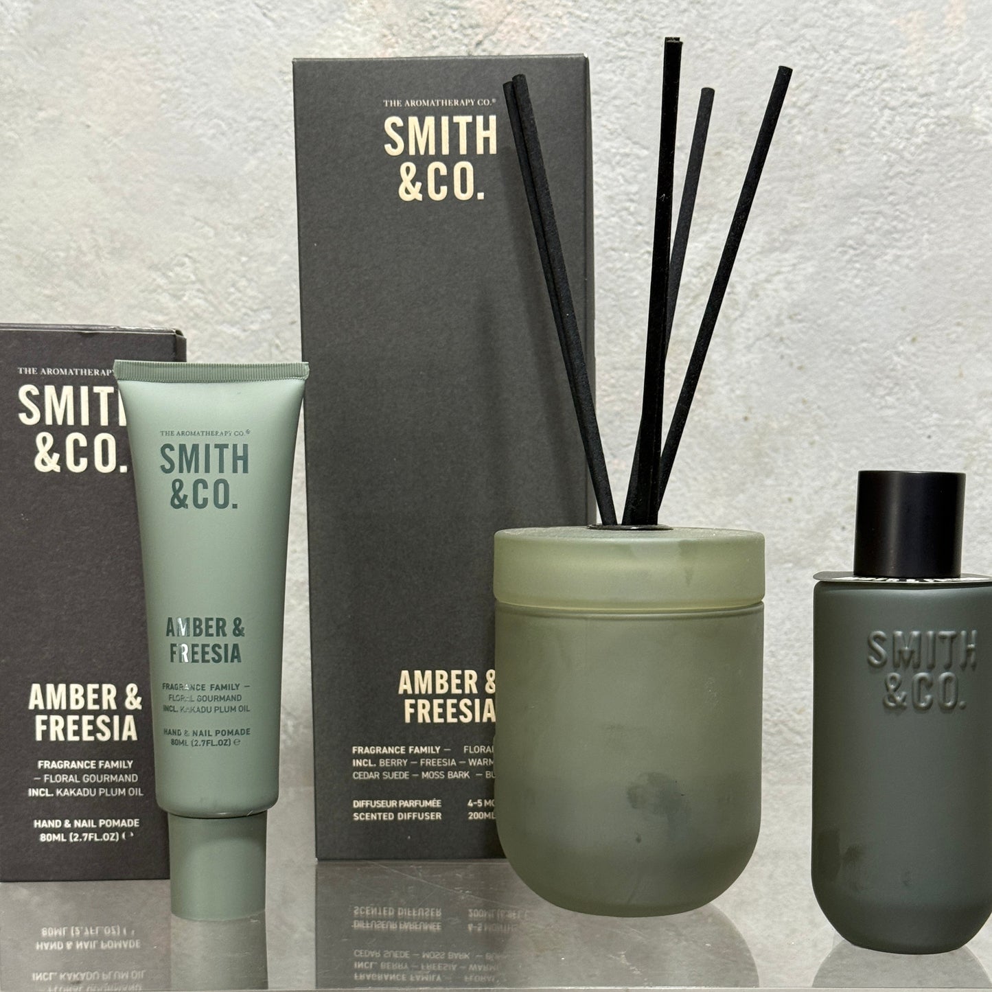 Smith and Co. Amber and Freesia Gift Set