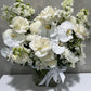 Love All White Vase Bouquet
