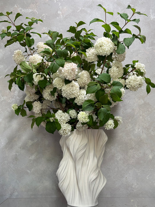 Cleo White Vase 41cm