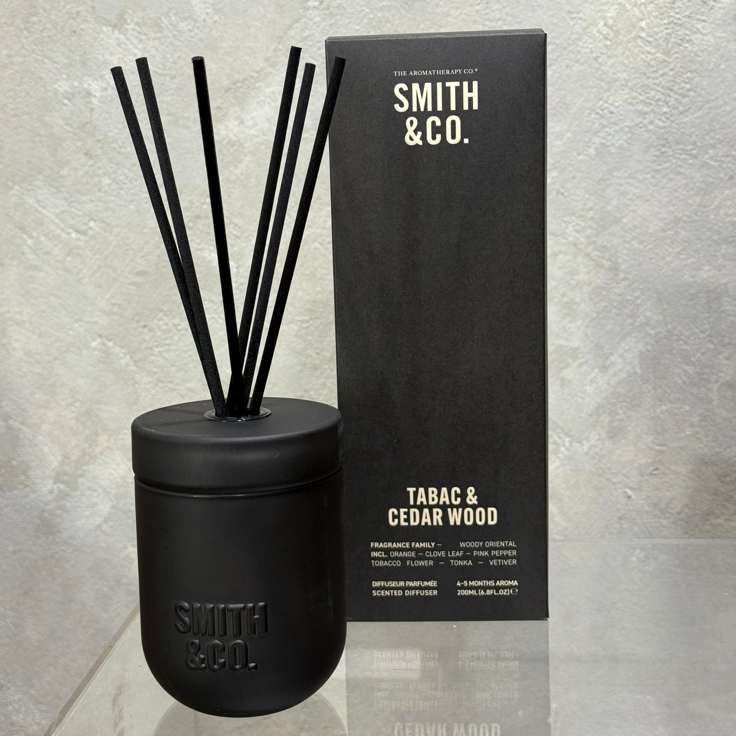 Smith & Co. Tabac and Cedar Wood Diffuser and Candle