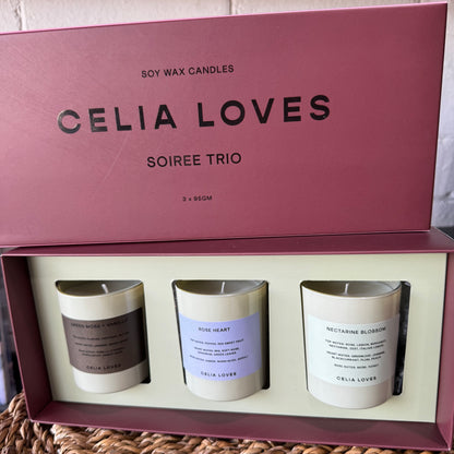 Celia Loves Trio Candle Sets