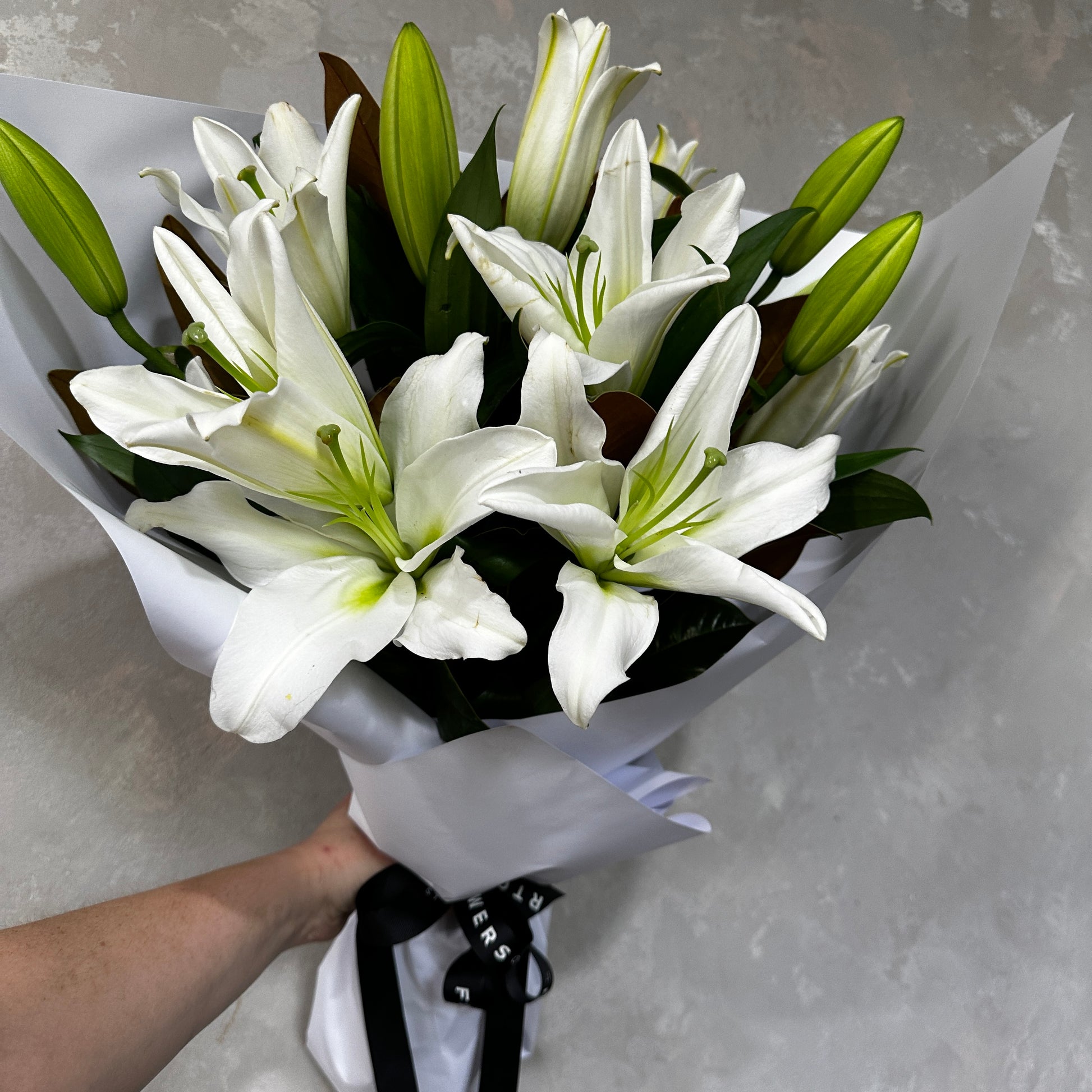 white casa blanca lily Casablanca Lily Bouquet – Flowers on Norton St