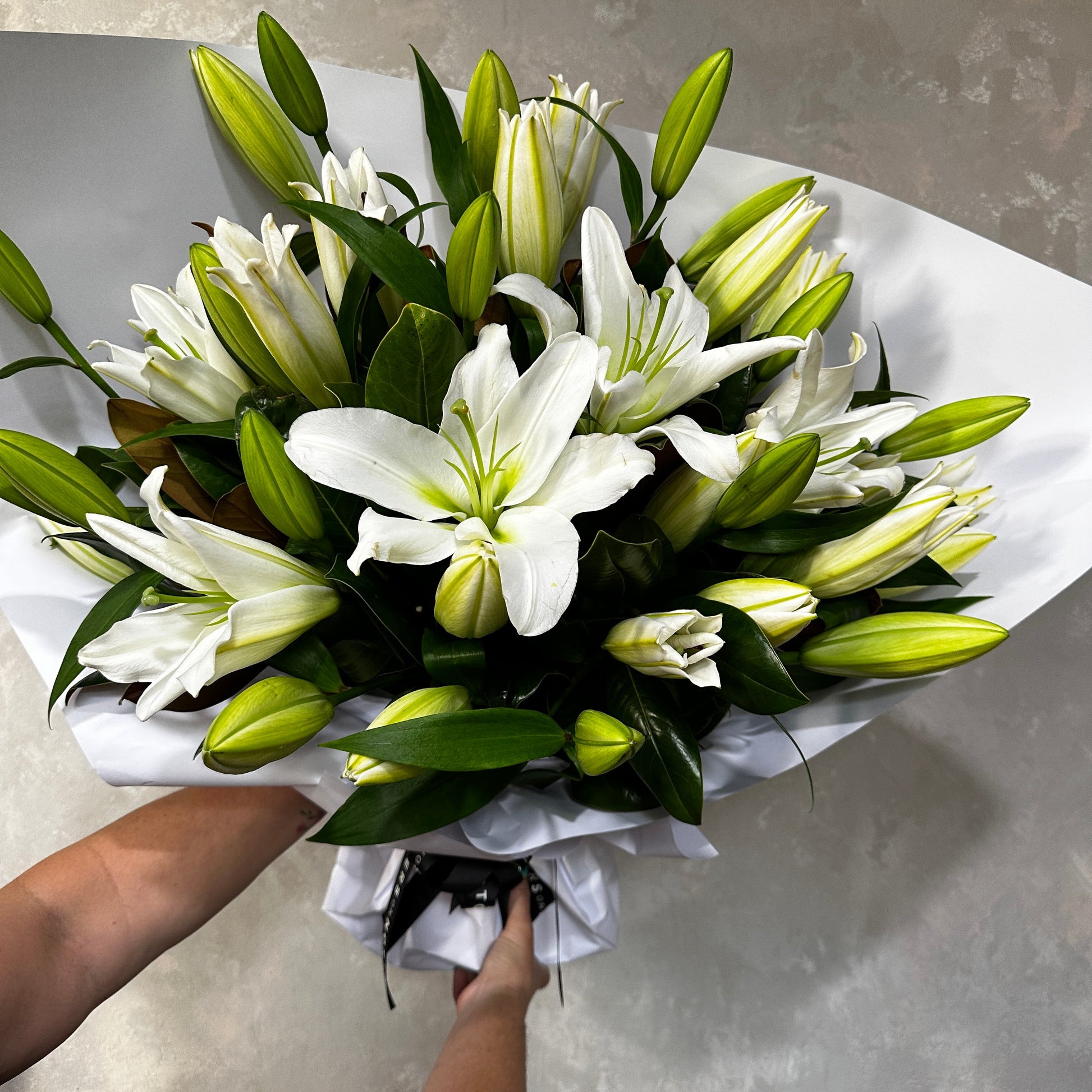 casablanca lily flower arrangements Casablanca Lily Bouquet – Flowers on Norton St