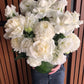 Divine Fleurs White Flower Vase (3 sizes)