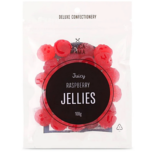 Choco Mama Raspberry Jellies 100g
