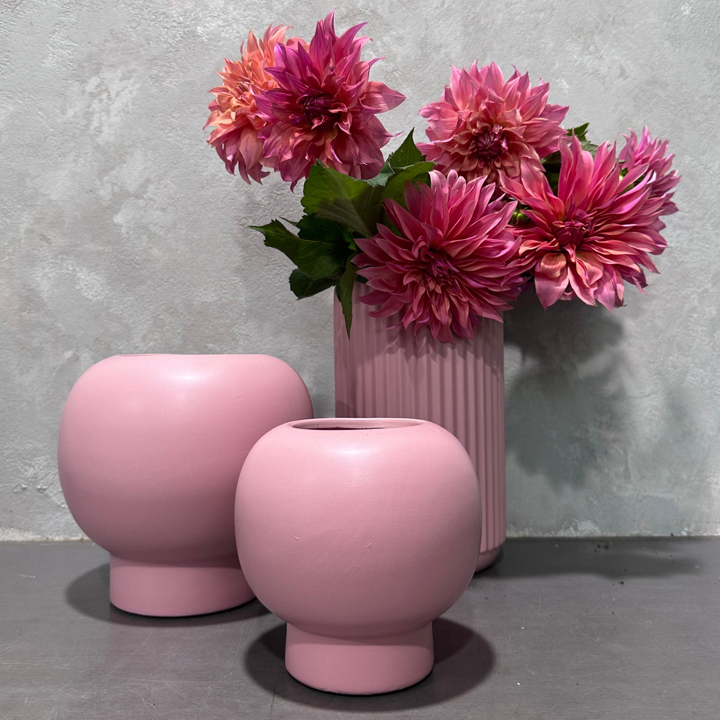 Pink Ceramic Vaseware